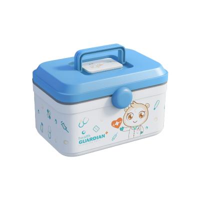 China 2022 Viable New Product PP Storage Container Portable Plastic Medicine Box Medical Kit With Pill Box for sale