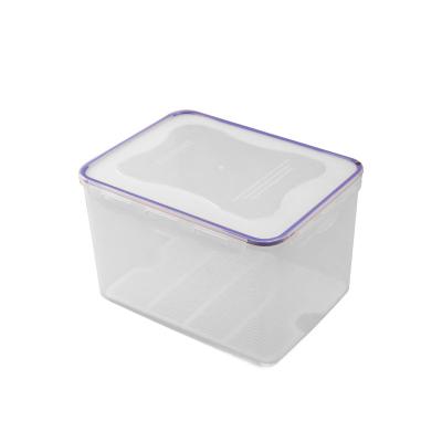 China Freshness Preservation 5pcs/set Large Plastic Storage Container Set With Seal Lid for sale