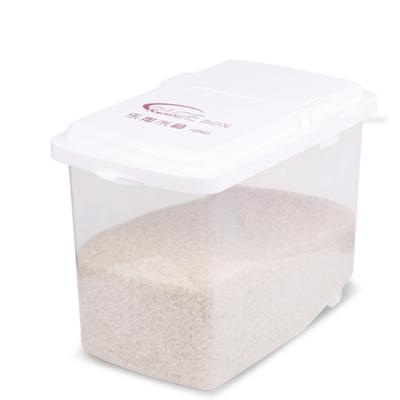 China Plastic Cool Freshness Preservation 10L Rice Storage Container Container With Lock for sale