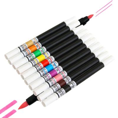 China Edible Marker Pen For Cake Drawing Double Cake New Arrival 10 Color Decoration for sale