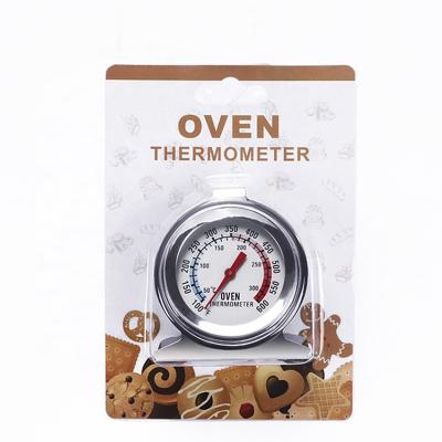 China Kitchen Pizza BBQ Cooking Tools Dual Division Stainless Steel Dial Wireless Bimetal Oven Thermometer VM008 for sale