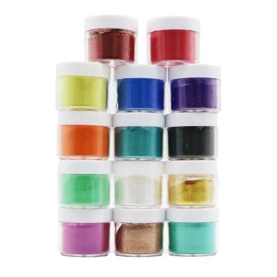 China High Quality Cheap Bottle 14 Color Edible Gold Luster Pigment Dust V009 5g for sale