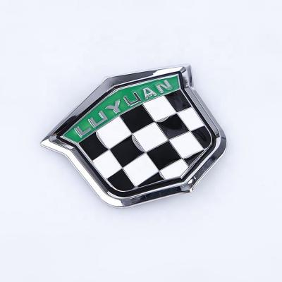 China Body Stickers Customized 3d Chromed Plastic Car Emblem Logo With Strong Adhesive for sale