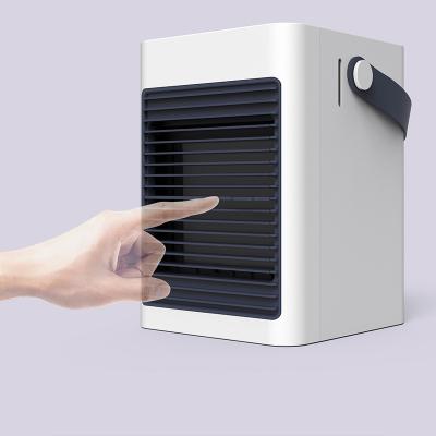 China Can add water and ice compact evaporative cooler air humidifier air cooling fan water to air fan for sale