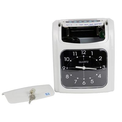 China Employee Time Clock Time Attendance Access Control Punch Card Electronic Time Recorder Clock 27*18*30cm for sale