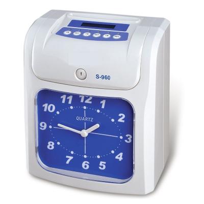 China Employee Time Clock Time Attendance Access Control Punch Card Electronic Time Recorder Clock 27*18*30cm for sale