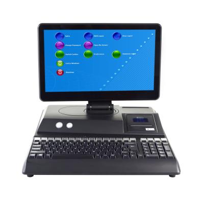 China Traditional Keyboard All New Come In A Cashier POS Supermarket Computer Machine 15.6 Inch Operation Display AB-5800 13.9KG AB-5800 for sale