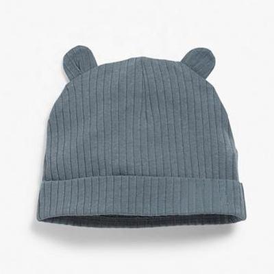 China Super Spring and Autumn European and American Style Soft Elastic and Good Bear Design 0-6M Baby Hat for sale