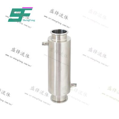 China SS304 (if need SS316L or other ShengFeng Tri Clamp Sanitary Coil Dewaxer Lined Column with 1/4