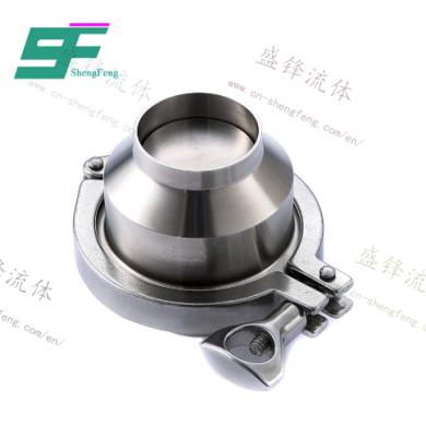 China General ShengFeng Sanitary SS304 SMS Male Threaded Check Valve for sale