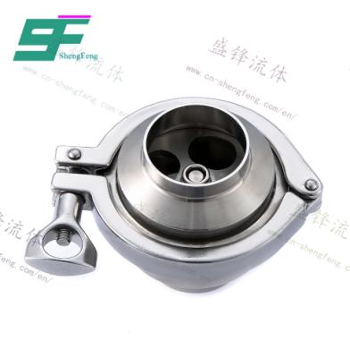 China General ShengFeng SS304 Sanitary SMS Welded Check Valve for sale