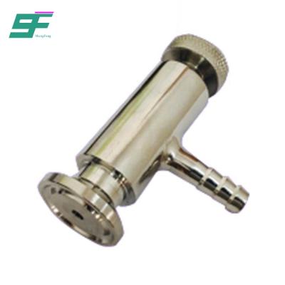 China SS304 SS316L General Manual Aseptic Sanitary Sampling Valve With Clamped Threaded Weld Fittings for sale