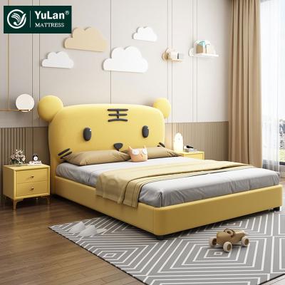 China Others Cartoon Tiger Bed Luxury Children's Single Size Kid Cartoon Animal Bed Children Double Bed Bed for sale