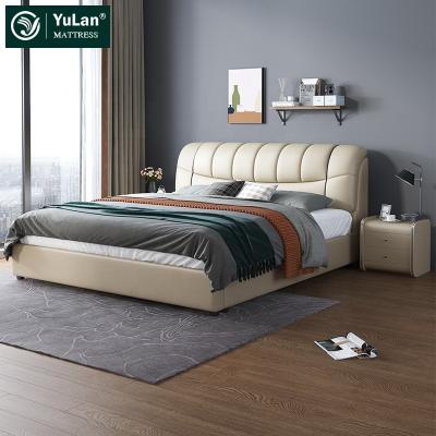 China Nordic Practical Storage Space Saving Style Bedroom Bed Furniture Wooden Bed Set for sale