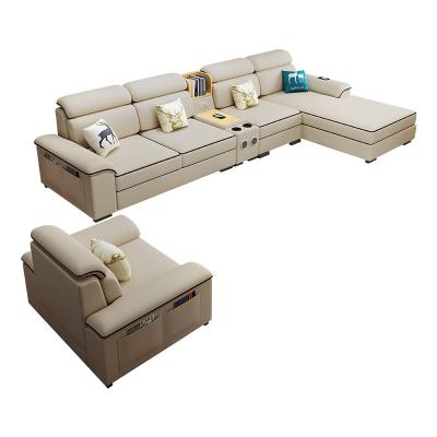 China Modern PU Sofa Chair Set Removable Cover Livinging Room Furniture Design for sale