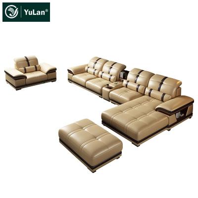 China Removable Cover Luxury Italy Style Modern Leather Sofas Wooden Leg Sofa Furniture For Hotel Room Living Room for sale