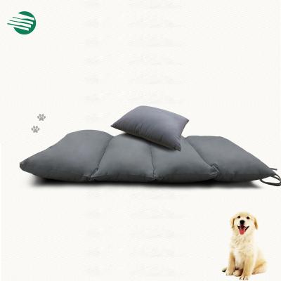 China Wholesale Customized Breathable Foldable Pet XL Dog Bed With Pillow for sale