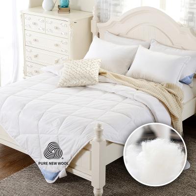 China Home Cotton Blanket Fabric Imported Australian 100% Wool Duvet Washable Comforter for sale