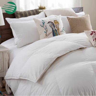 China Wholesale Home Pattern Special Box Quilting Customized White Goose Down Inner Comforter Comforter for sale