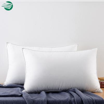 China Good Wholesale Silicon Fiber Fill Antistatic Permeability Customized Bamboo Bed Pillow for sale