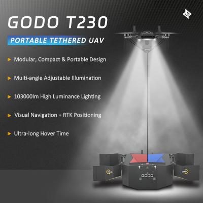 China GODO T230 draagbaar tethered UAV-systeem Te koop