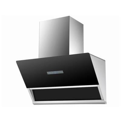 China Excellent hotel quality and hot selling full touch control with automatic opening range hood kitchen exhaust hood for sale