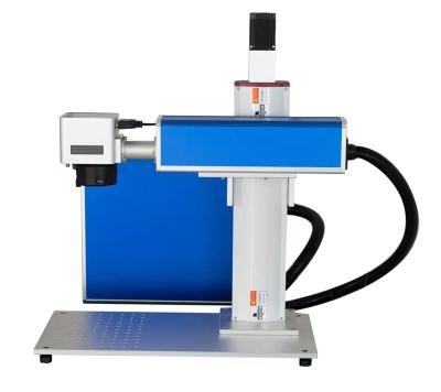 China 3D Latest Technology Ezcad3 Desktop 3D Fiber Laser Marking Machine For Metal for sale