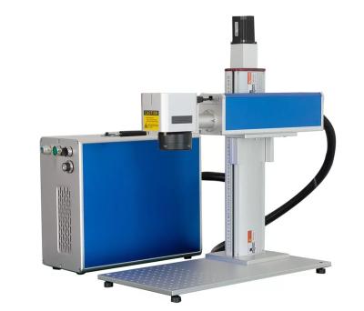 China 3D MOPA Anodized Aluminum Pulse 3D Fiber Laser Marking Machine Deep Engarving / Cutting For Metal for sale