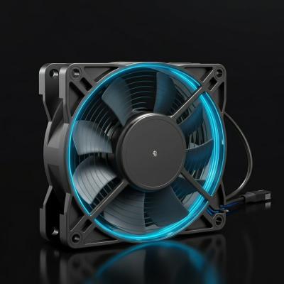 Chine Puissance de la lame 175 mm 102W résistance à haute température de 60°C EC ventilateur axiale à vendre