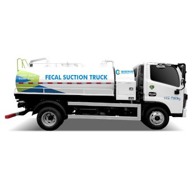 China High Pressure Sewage Suction Truck With 4000l Capacity for sale