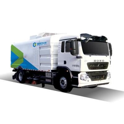 China Energie-efficiëntie wegveegtruck voor gemeentelijk schoonmaken met gespecialiseerde apparaten Te koop