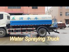 eco-friendly water spraying truck with advanced spraying technology