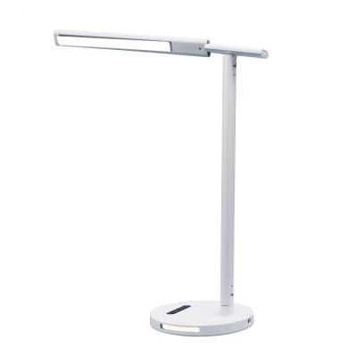 China Modern Adjustable Folding Reading Light Single Touch Dimmer Metal Led Desk Lamp for sale