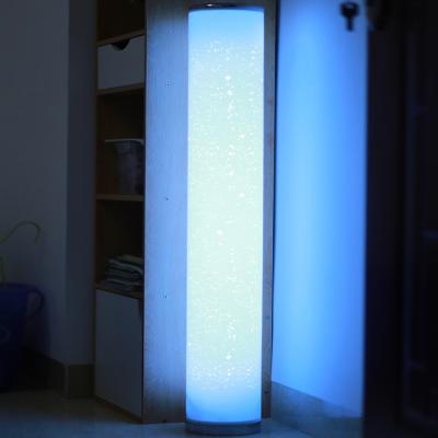 China 100cm 10W LED Modern Cylindrical Warm White Standing Floor Lamp Decorative Mood Light Stage Light for sale