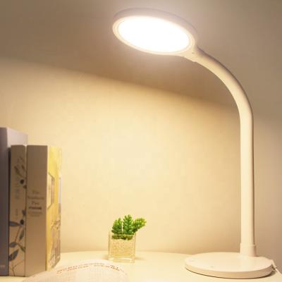 China Modern Led Desk Lamp With Calendar And Thermometer Hotel Table Light Home Modern Desk Light With Adapter for sale