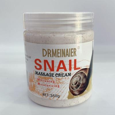 China Exfoliator Exfoliator SCRUB Private Label Snail CREAM Face And Body Scrub Exfoliating Whitening Smooth Softer Skin Massage Cream for sale