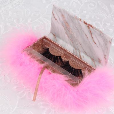 China Wholesale Custom Fake Mink Eyelashes Natural Soft Mink Eyelashes With Customize Box 3D Faux Mink Eyelash Case 3D for sale