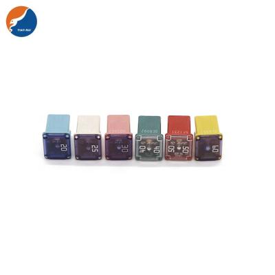 China Automotive SBFC-LPJ 58V 20A 25A 30A 40A 50A Low Profile Auto Fuse Slow Blow Jcase PEC Automotive Fuse For Car for sale