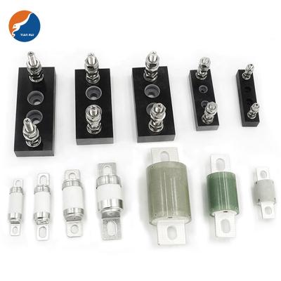 China 150V 250V 500V 700V 100A 200A 300A 400A 500A 600A New Energy Auto Car Motor Vehicle EV Motors DC Fuse Link and Fuse Holder for sale