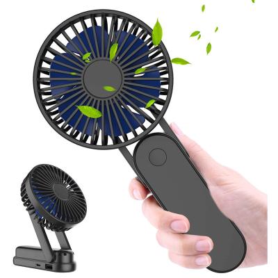 China Neck Hanging Fan Mini Neck Fan Mini Folding Fan Portable Rechargeable Handheld Foldable Table USB Wireless Handheld Small for sale