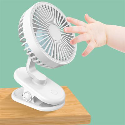 China Hot Selling 2020 Design New Auto Swing Usb Rechargeable Mini Fan To Portable Amazon Electric Power Supply Clip On Fans for sale