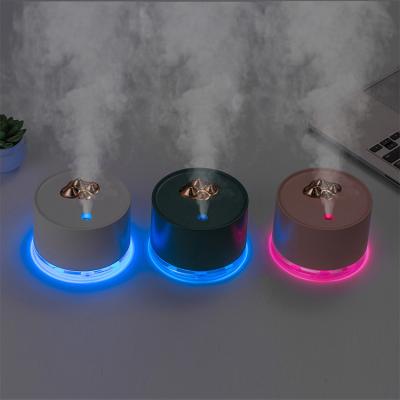 China Shenzhen Factory Mini Portable Handy Travel Outdoor Usb Rechargeable Colorful Light Air Cool Mist Humidifier for sale