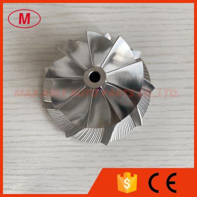 China K16 reverse 49.55/67.00mm 9+0blades high performance turbo milling/aluminum 2618/billet compressor wheel à venda