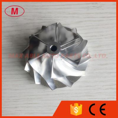 China GTX3071 6+6 blades 54.06/73.40mm bore 5.99mm high Performance turbo billet/milling/aluminum 2024 compressor wheel for sale