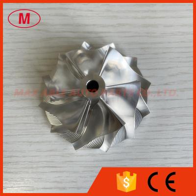 China TD05H 20G reverse 52.56/68.01mm 49179-43400 6+6 blades high performance standard blade height  Billet compressor wheel for sale