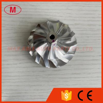 China GT2263 17201-E0890 43.66/63.17mm 7+7 blades Point milling turbo milling/aluminum 2618/billet compressor wheel for sale