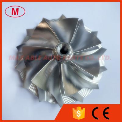 China PTE76 76.44/102.40mm 7+7 blades point milling turbocharger milling/aluminum 2618/billet compressor wheel for PTE7685 Sportman CEA GEN2, PTE7675 Sportsman CEA GEN2, PTE7675HP CEA GEN2 for sale