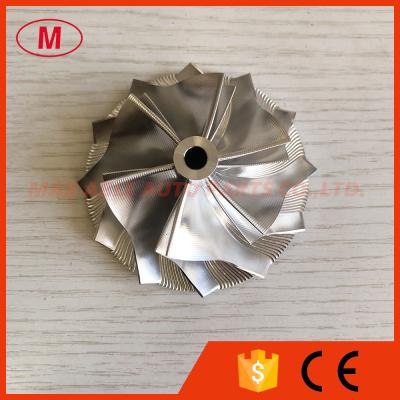 China GT30 53.14/71.55mm 6+6 blades point milling turbocharger milling/aluminum 2618 /billet compressor wheel for sale