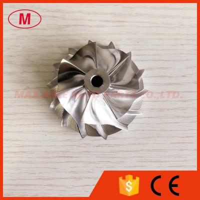 China TD05H 16G small 46.48/60.00mm 7+7 blades 49178-43300 Turbo milling/Aluminum 2618/billet compressor wheel for 49178-02001 à venda