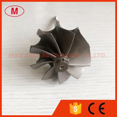 China GTB25 49.12/51.38mm 9 blades ball bearing turbo wheel/turbine shaft&wheel for sale